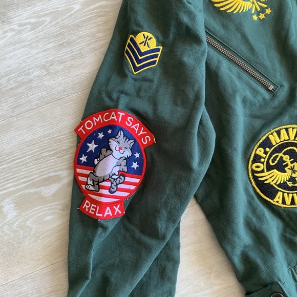 NWT, Norwegian Aviator Onesies. Green, Large. - Picture 5 of 16